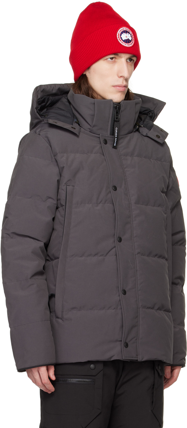 Canada Goose Gray Wyndham Down Jacket Canada Goose