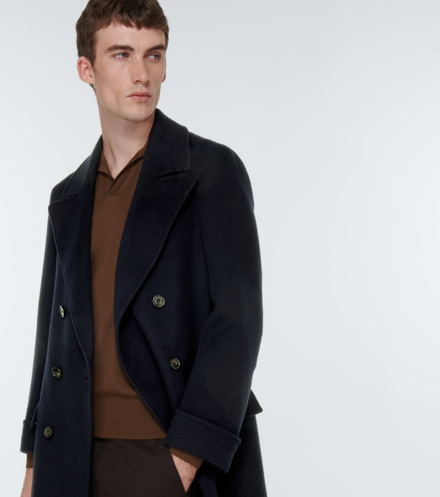 Loro Piana - Double-breasted cashmere coat Loro Piana