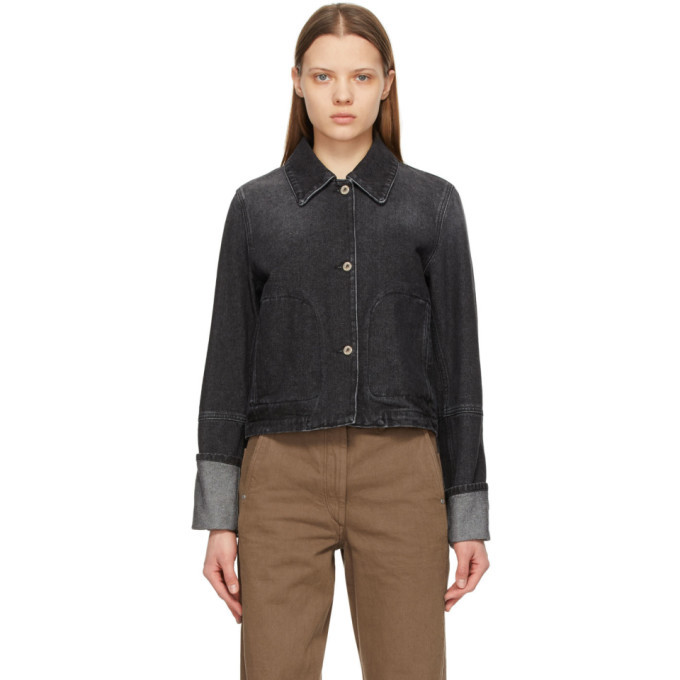 Loewe Black Denim Button Jacket Loewe