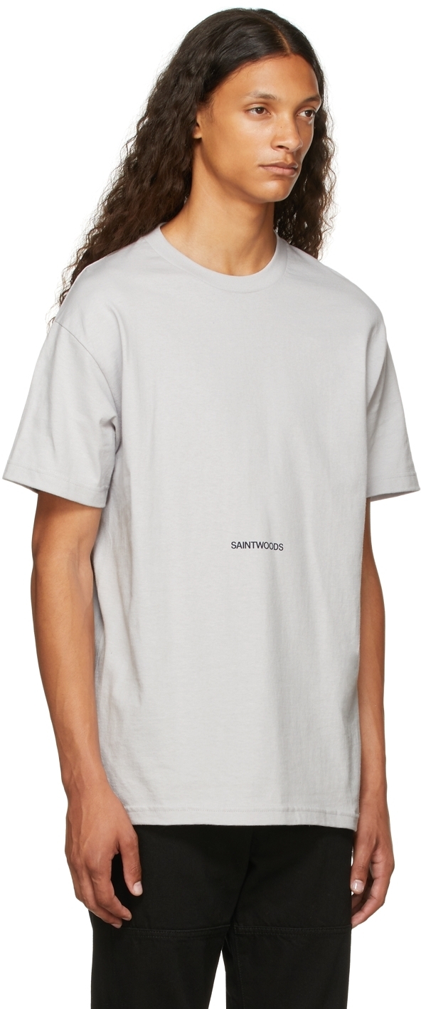 Saintwoods Grey Logo T-Shirt Saintwoods