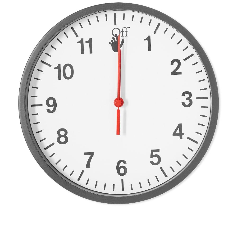 Photo: Off-White Logo Wall Clock