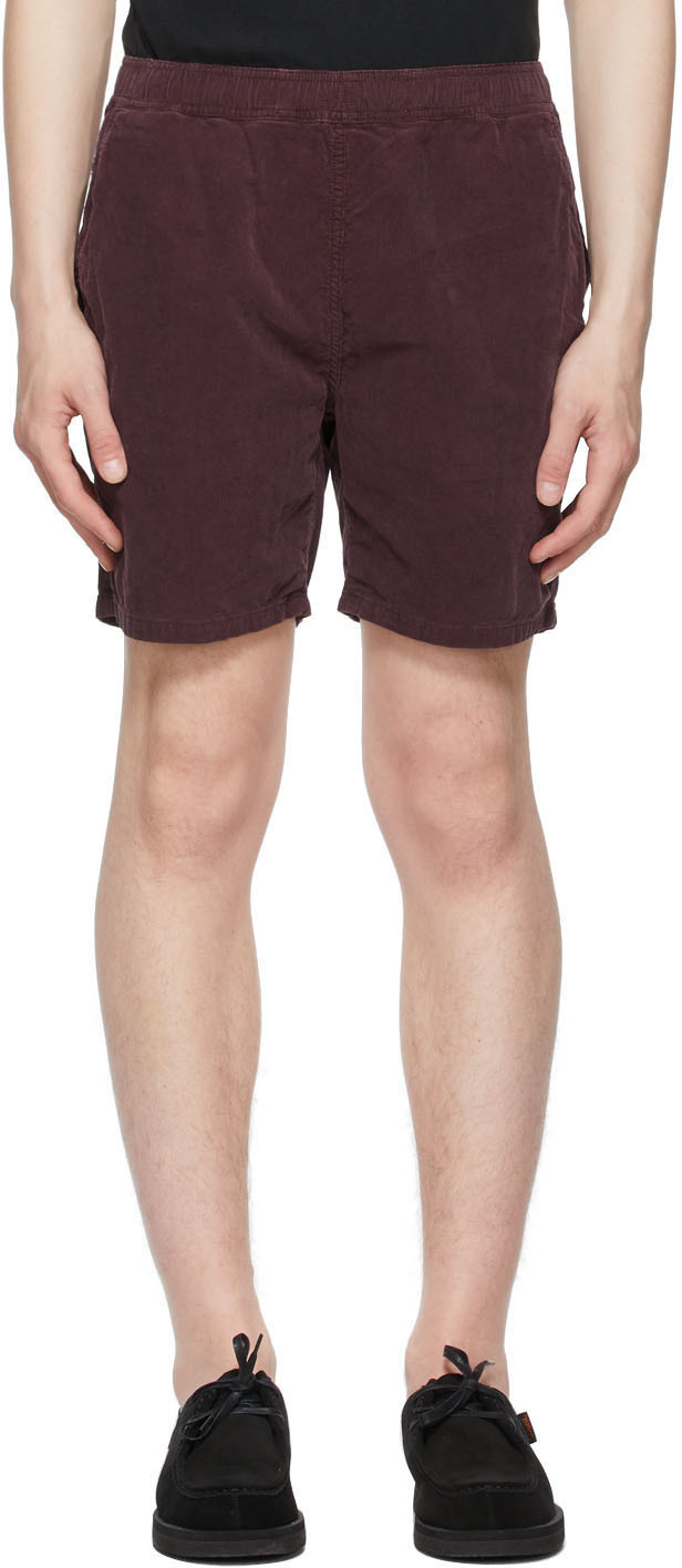 Remi Relief Purple Corduroy Easy Shorts 