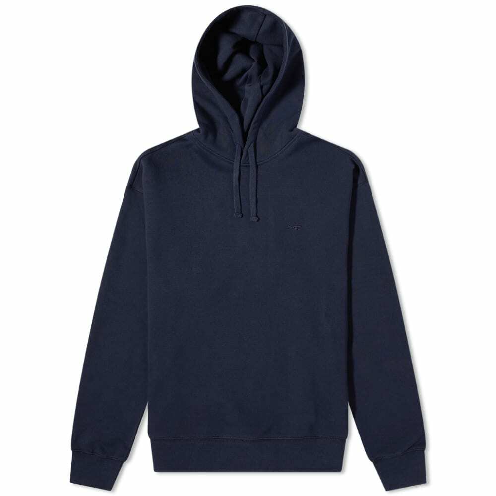 DENHAM Men's Montana Americana Popover Hoody in Navy Denham