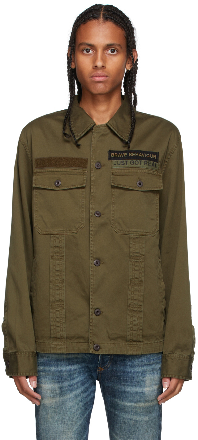 diesel khaki jacket