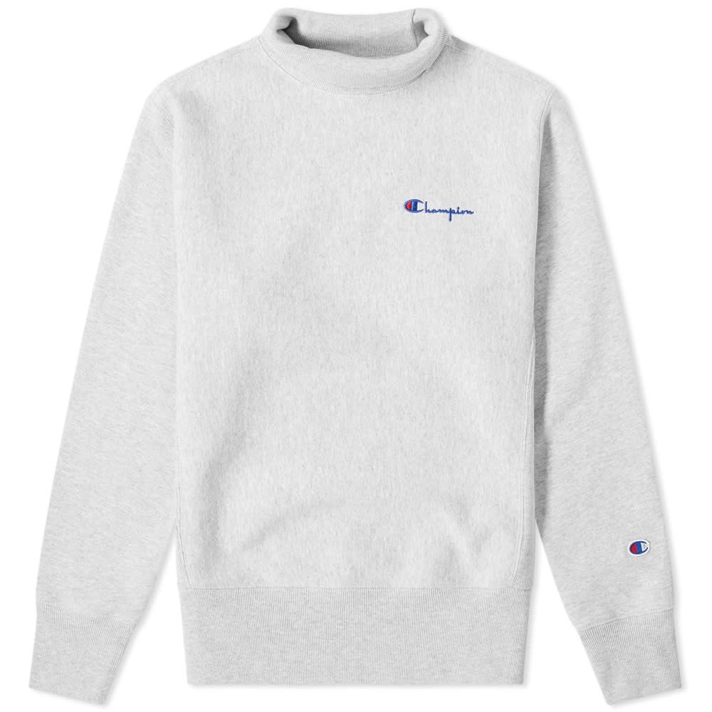 Champion Reverse Weave Small Script Mock Neck Sweat Champion