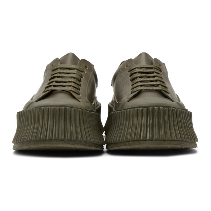 khaki platform sneakers