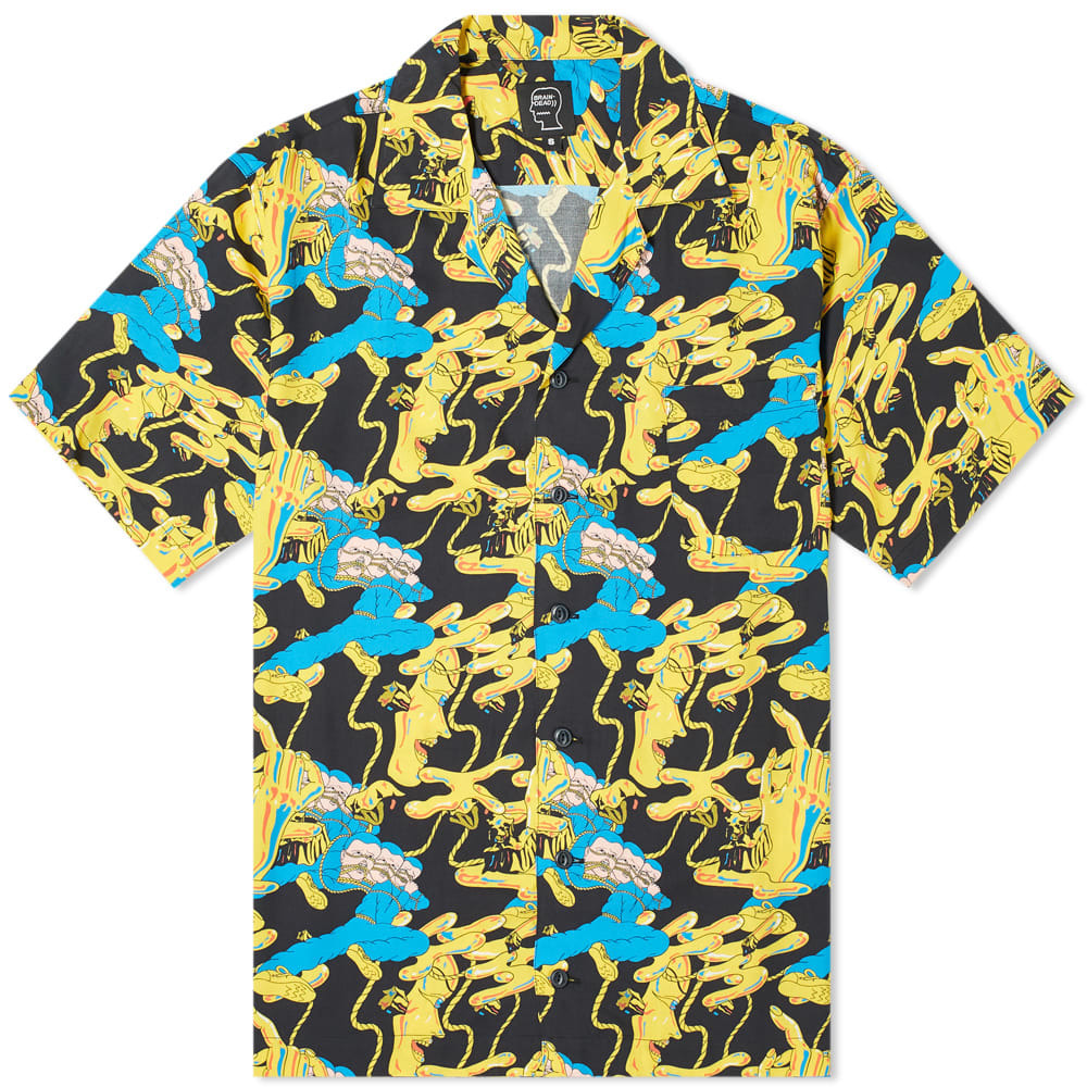 Brain Dead Jonny Negron Bondage Print Hawaiian Shirt Brain Dead