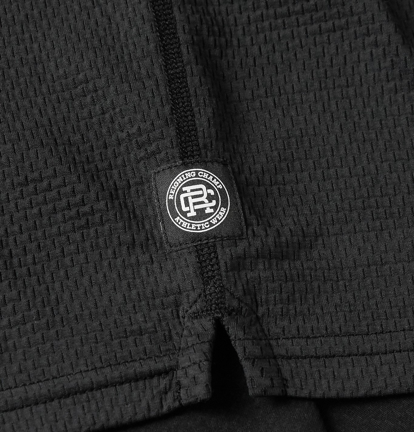 Reigning Champ - SOLOTEX Polo Shirt - Black Reigning Champ