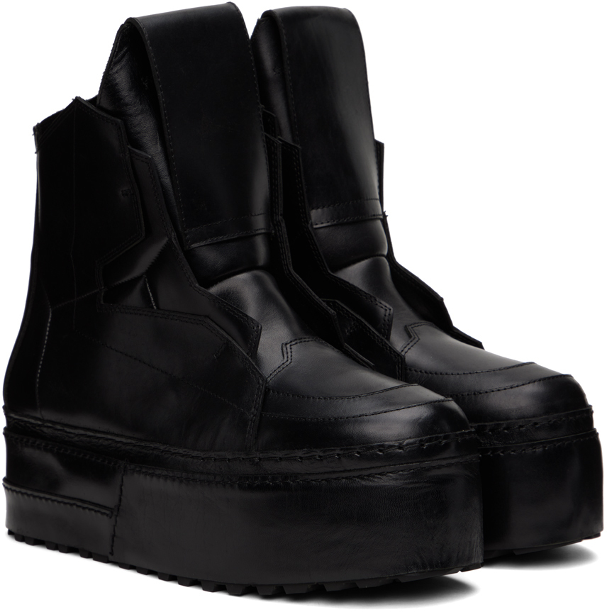 Julius Black Platform Sneakers Julius