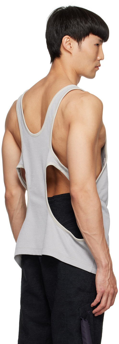 Kiko Kostadinov Gray Torino Tank Top Kiko Kostadinov