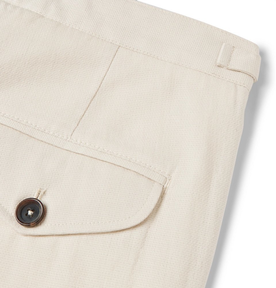 Oliver Spencer - Cream Cotton Suit Trousers - Men - Cream