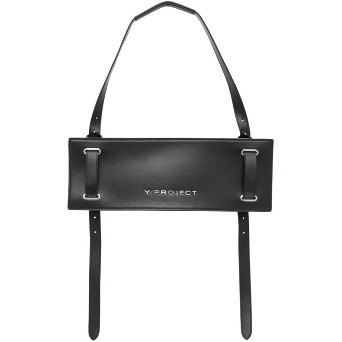 Y/Project Black Mini Accordion Baguette Bag Y/Project