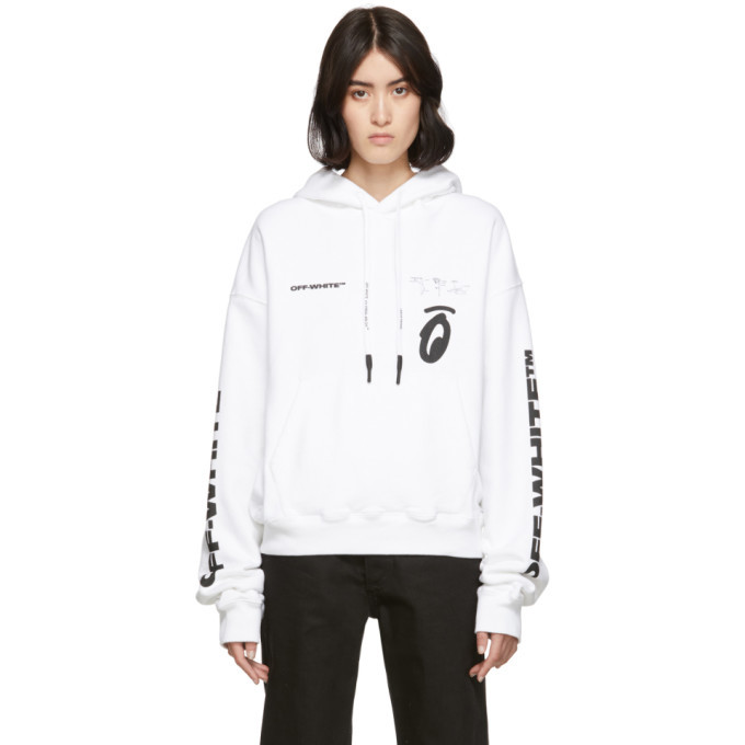 off white splitted arrows hoodie