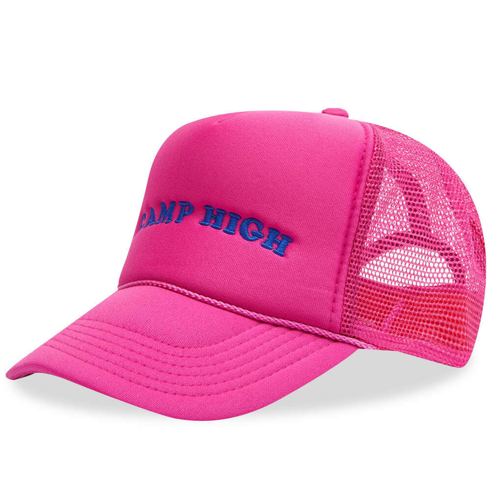 Camp High Men's Logo Trucker Cap in Magenta Camp High