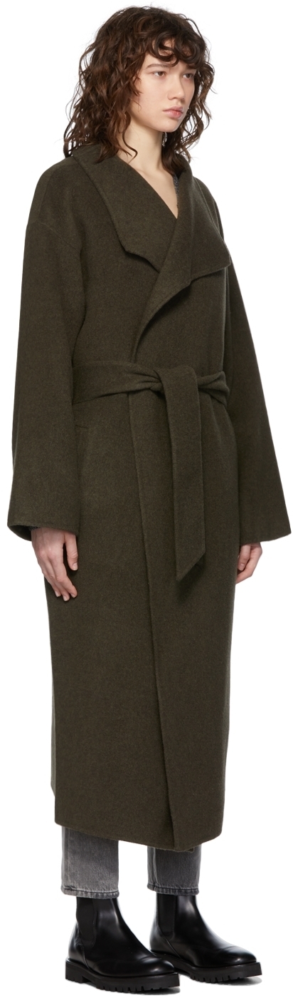 frame double face wrap coat