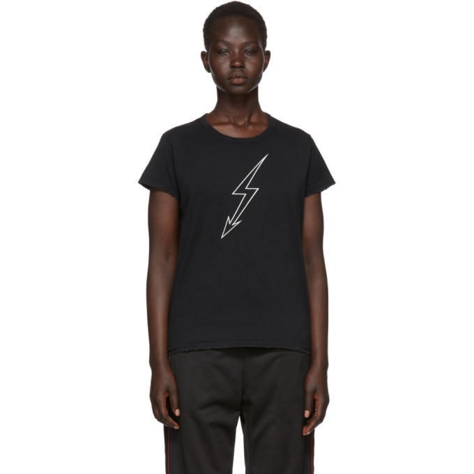 Givenchy Black Lightning Bolt World Tour T-Shirt Givenchy