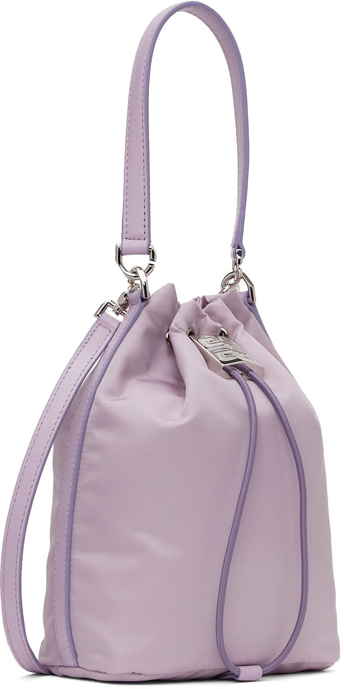 Givenchy Purple Nylon 4G Bucket Bag Givenchy