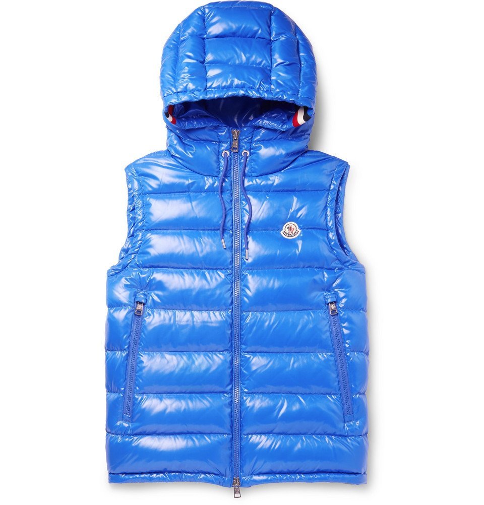 mens moncler gilet with hood