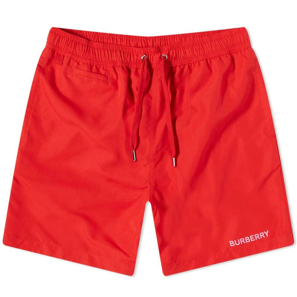 Burberry Men's Martin Swim Short in Bright Red Burberry