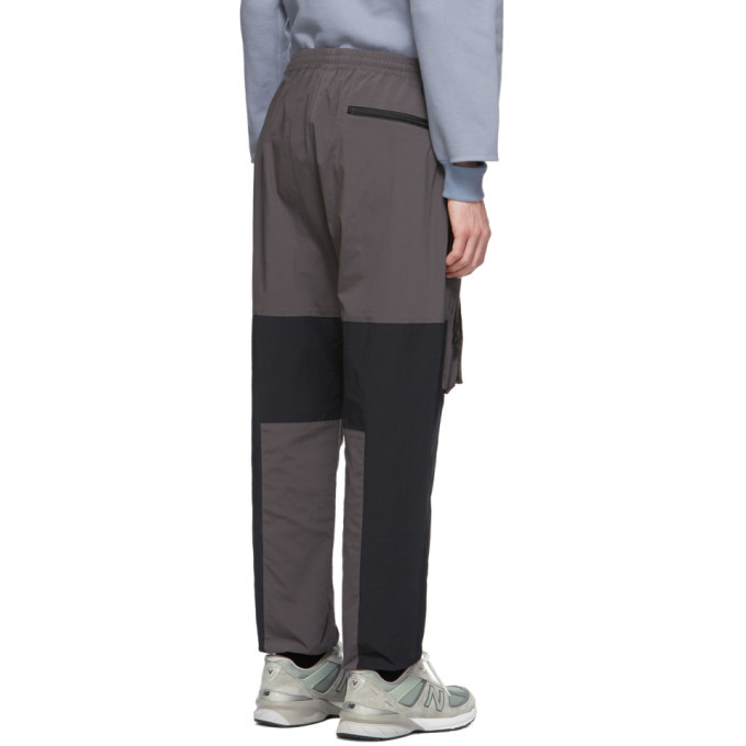 N.Hoolywood Grey and Black Cold Weather Cargo Pants N.Hoolywood