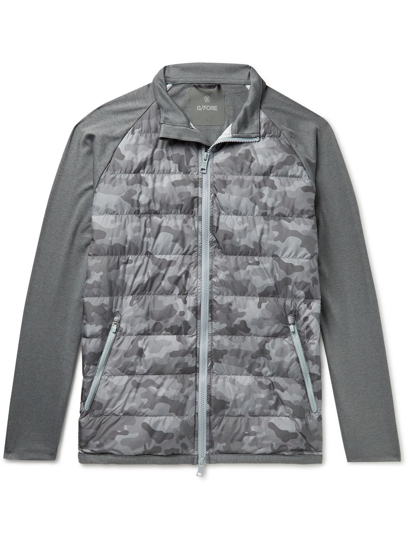 Stretch-Jersey Golf Jacket - Gray G/FORE