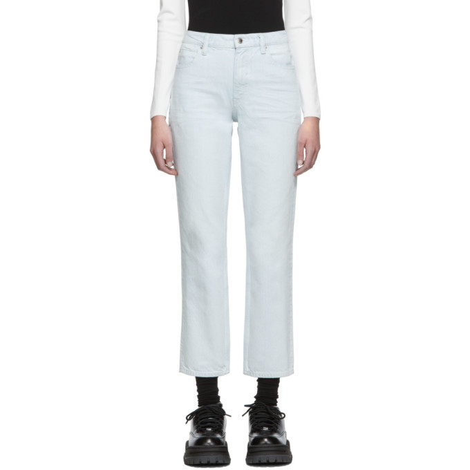 alexander wang straight leg jeans