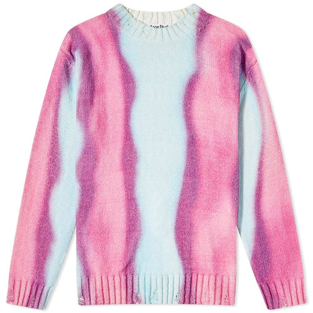 Acne Studios Kayla Tie Dye Knit Jumper Acne Studios