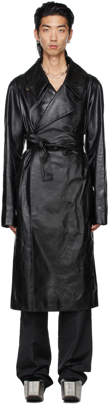 rick owens trench coat