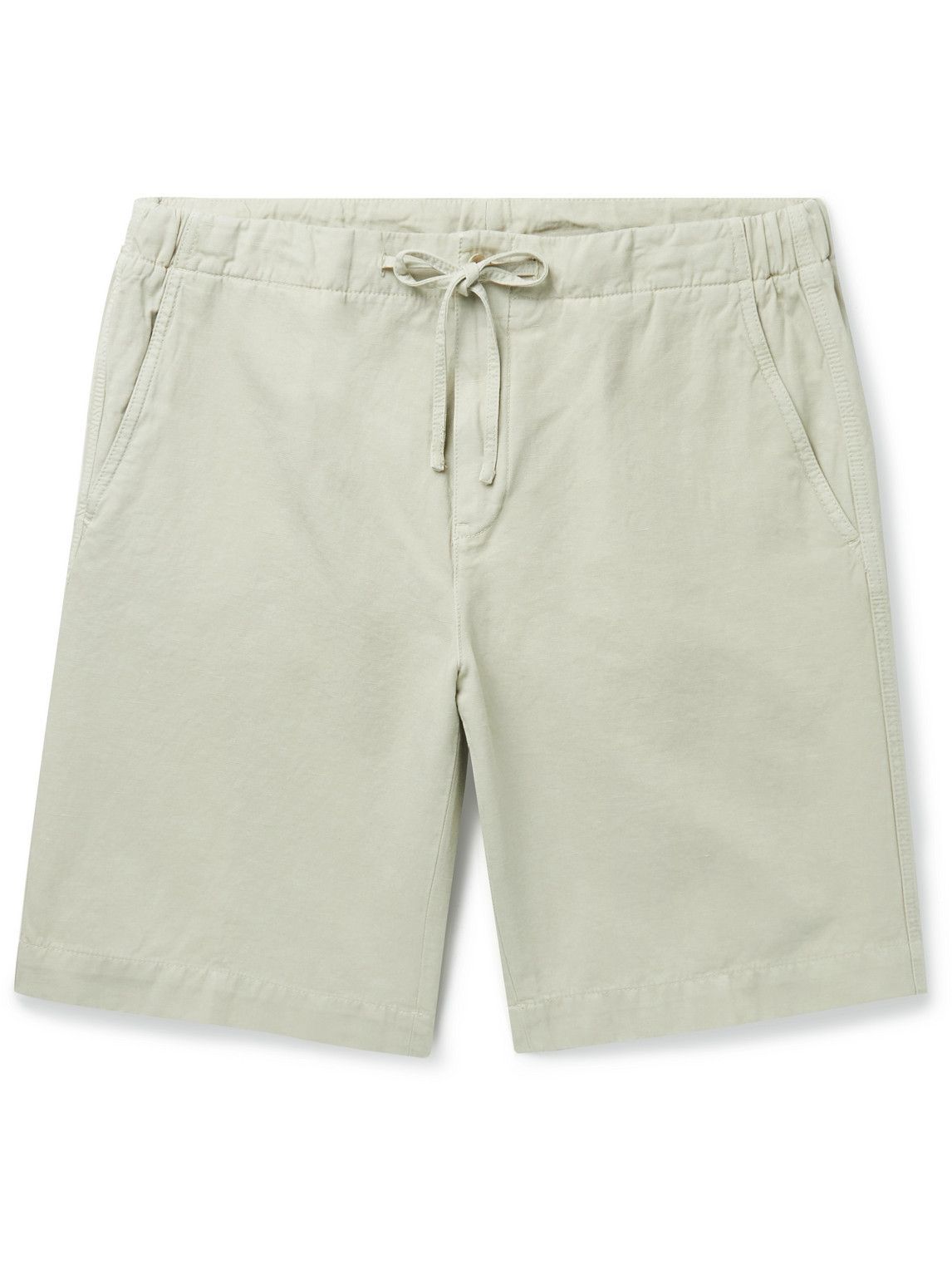 Loro Piana - Straight-Leg Cotton and Linen-Blend Drawstring Bermuda ...