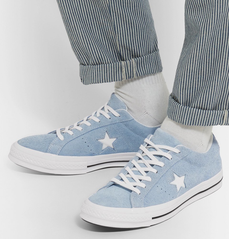 Converse - One Star OX Suede Sneakers - Men - Light blue Converse
