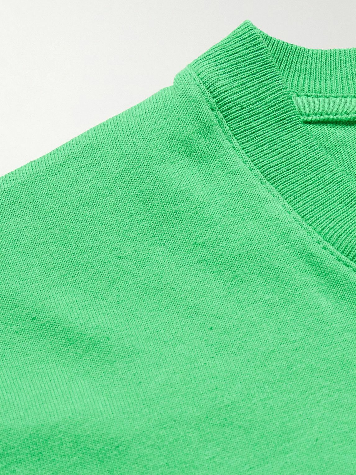 Folk - Garment-Dyed Cotton-Jersey T-Shirt - Green Folk