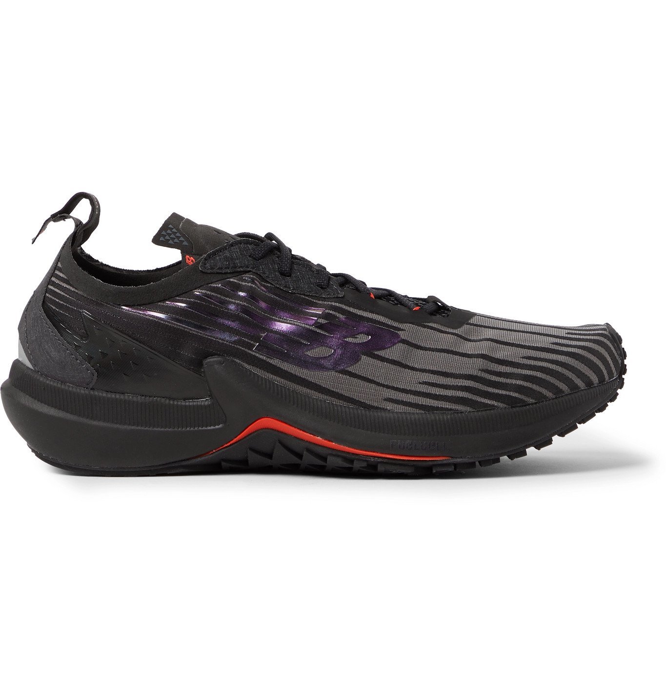 New Balance - FuelCell Speedrift Felt-Trimmed Woven Running Sneakers - Black