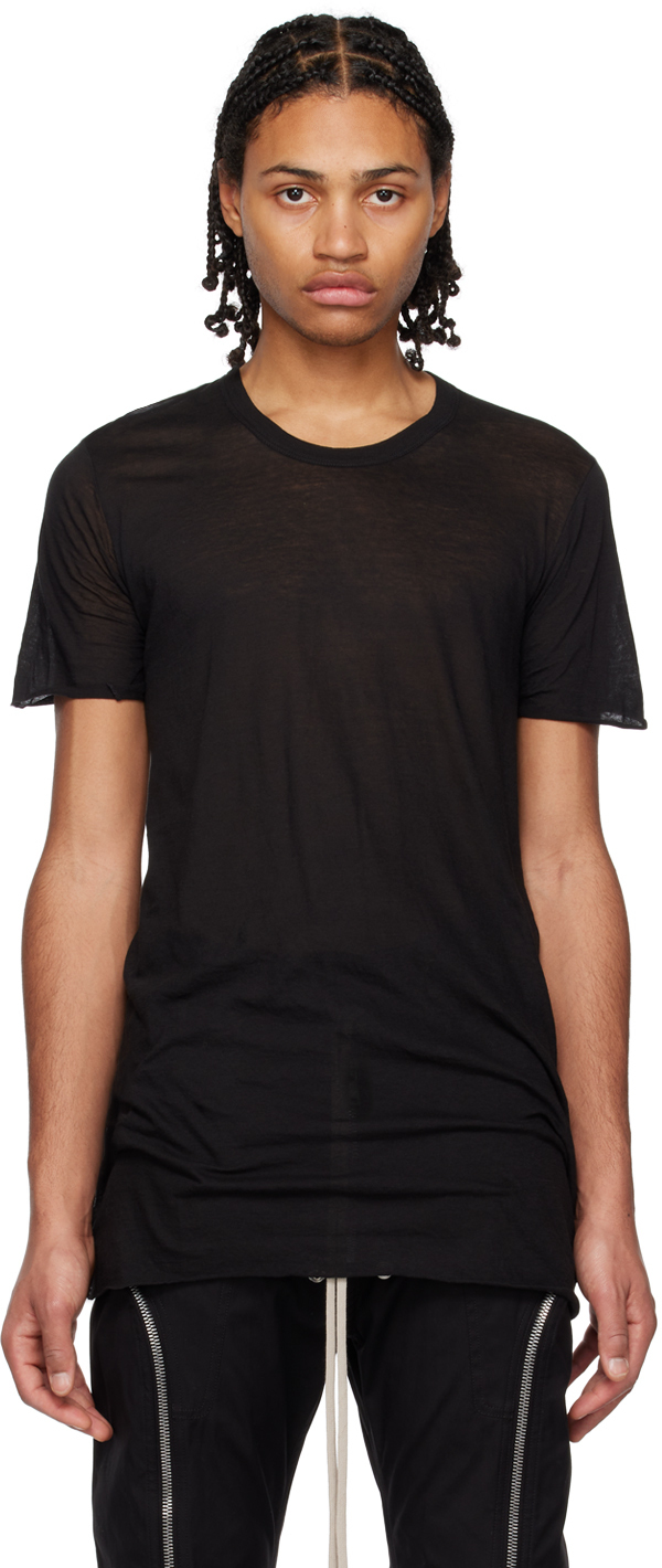 Rick Owens Black Basic T-Shirt