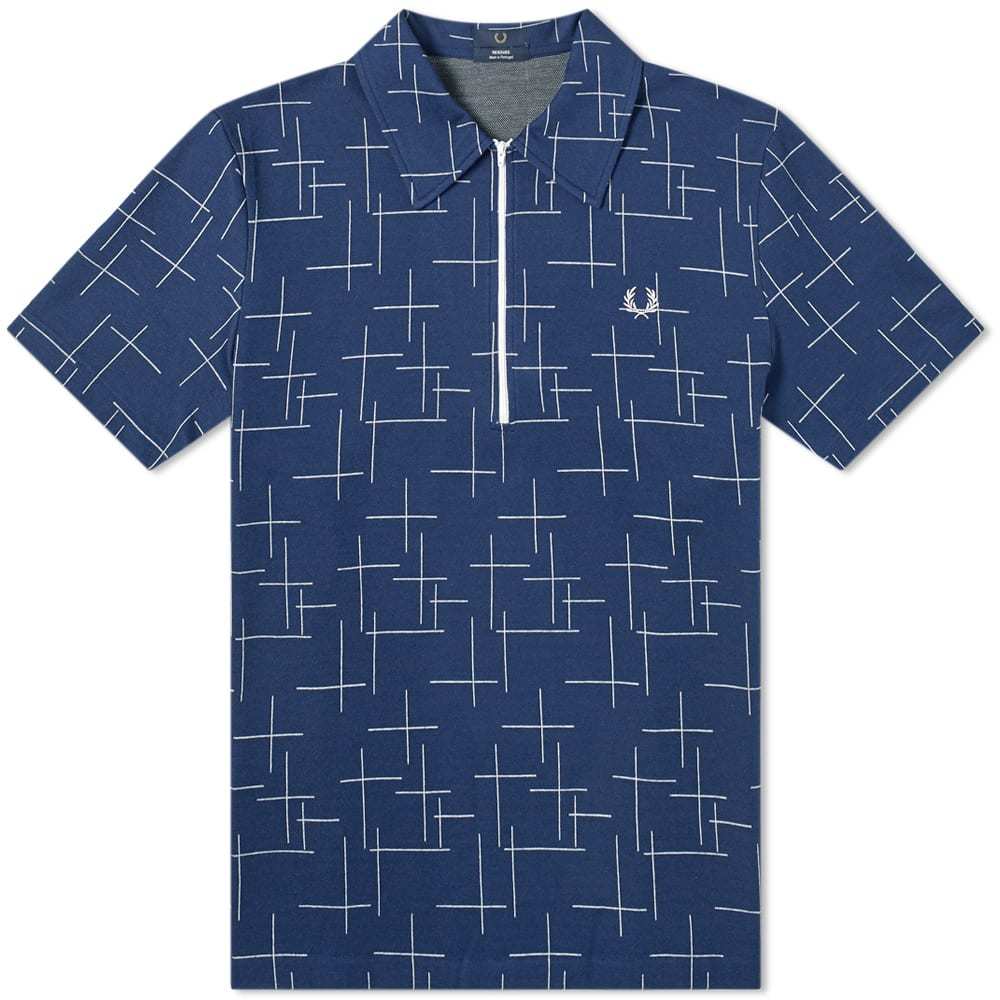Half Zip Shirt Fred Perry Laurel Wreath