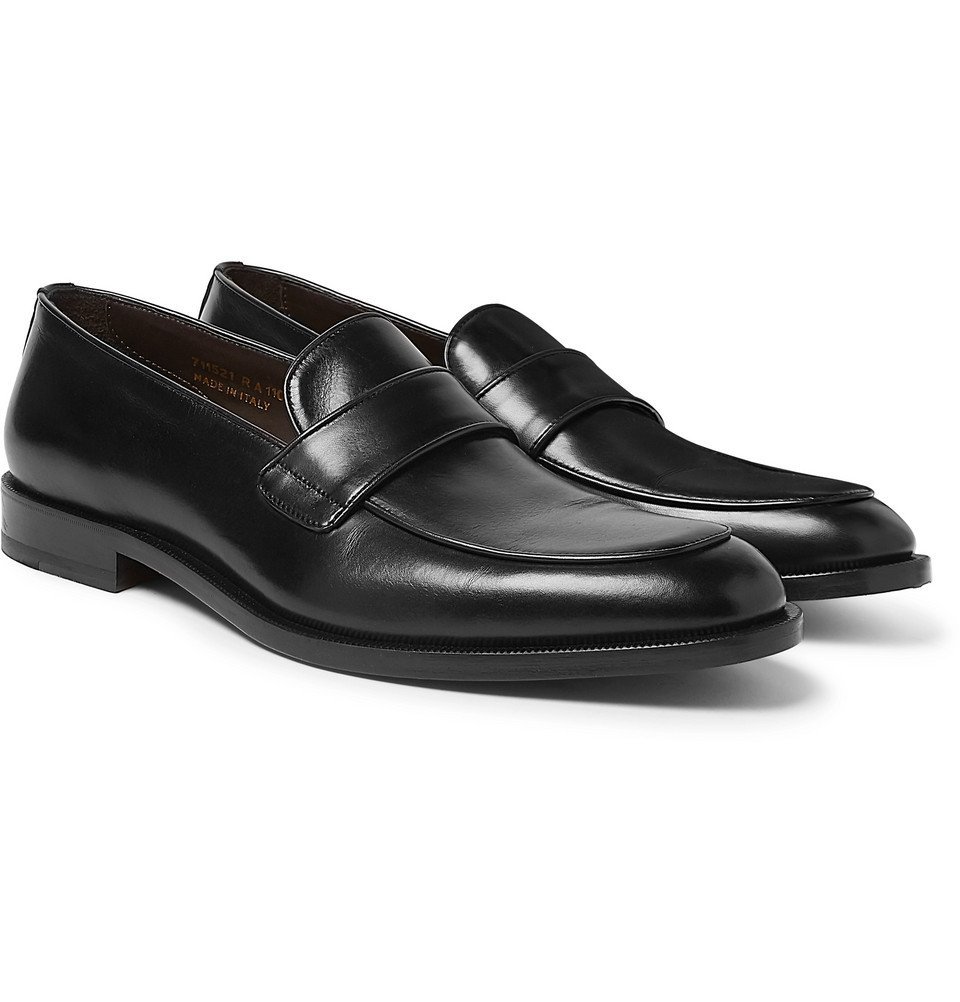 Canali - Leather Penny Loafers - Black Canali