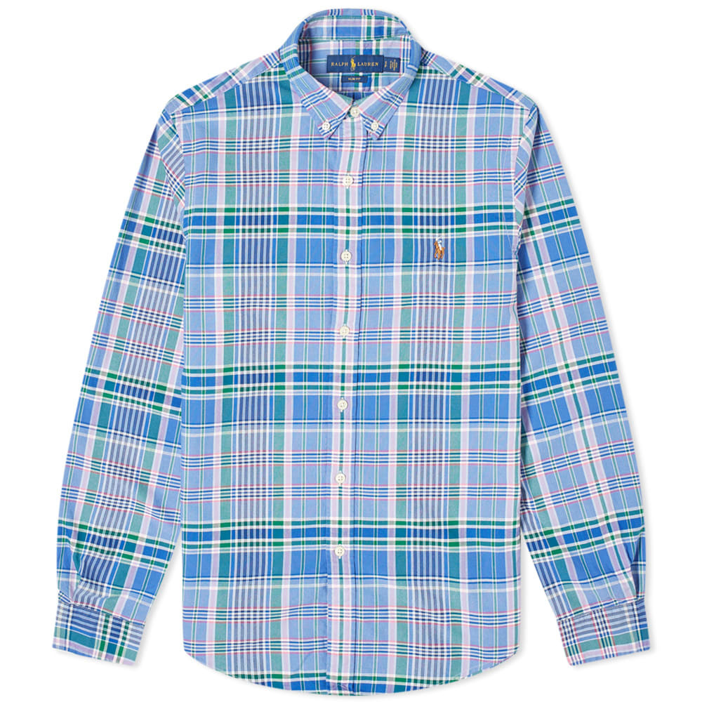 polo madras shirt