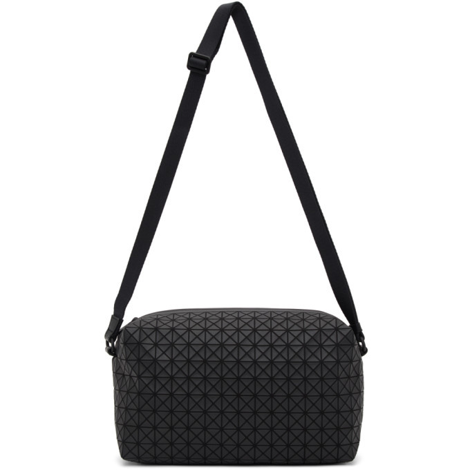 Bao Bao Issey Miyake Black Matte Saddle Bag Bao Bao Issey Miyake