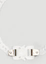 Transparent Buckle Chain Necklace in White