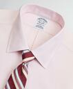 Brooks Brothers Men's Silk and Linen Textured Variegated Stripe and Dot Tie