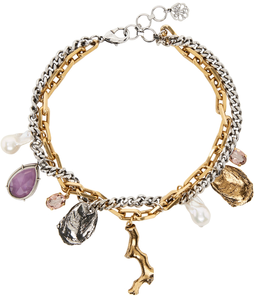 alexander mcqueen charm bracelet