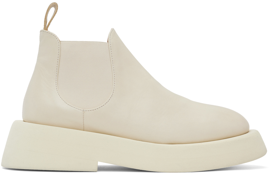 Marsèll Off-White Gomme Gommellone Chelsea Boots Marsèll