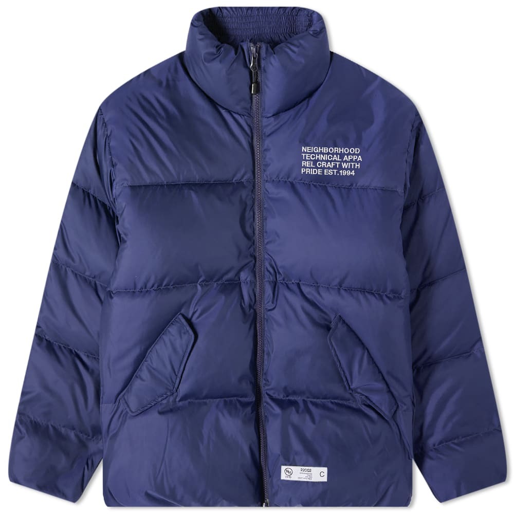 Neighborhood Men's Down Jacket in Navy Neighborhood