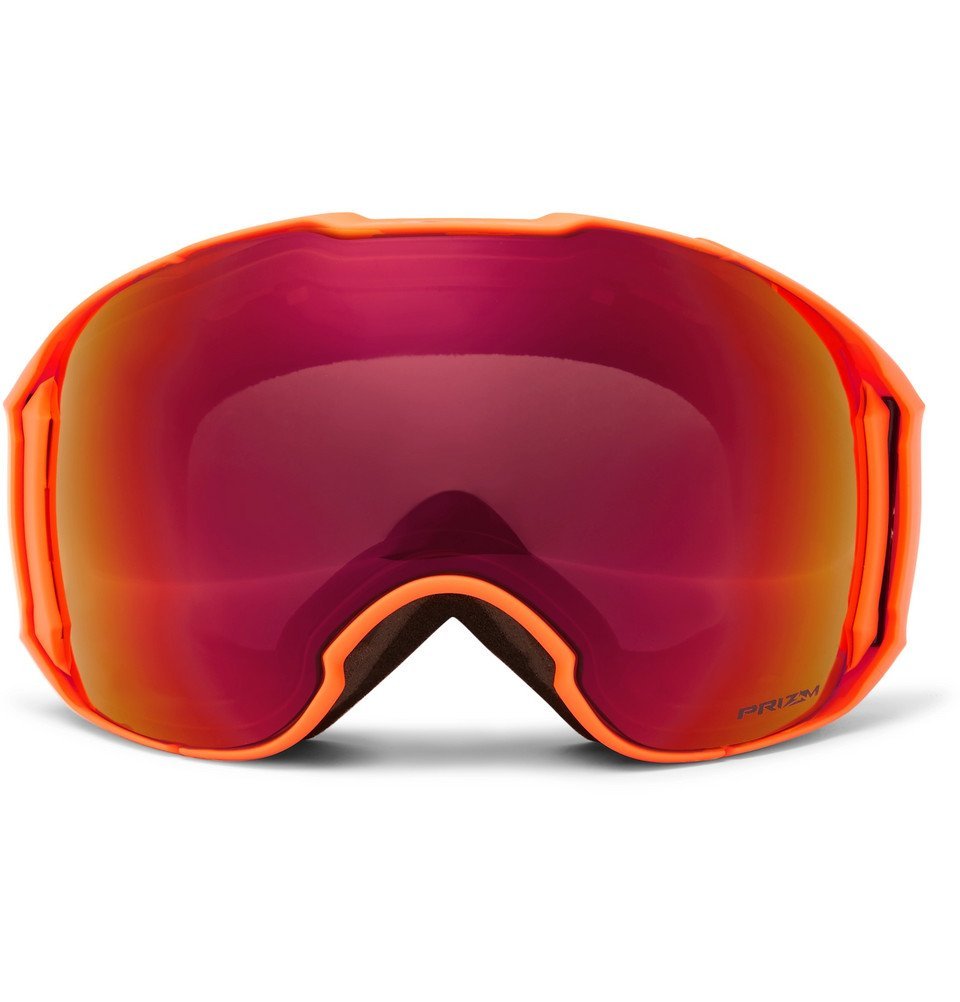 oakley ski goggles orange