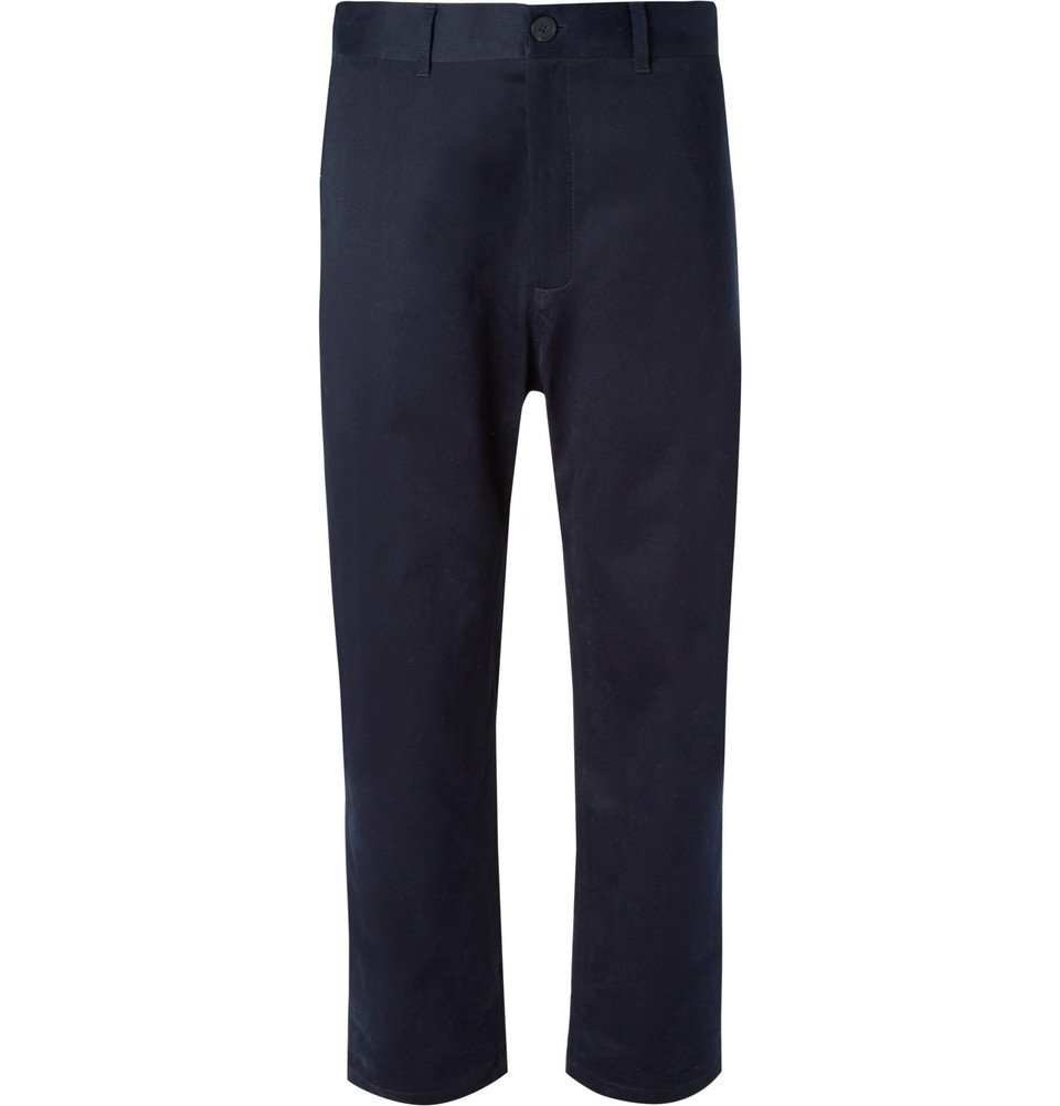 Studio Nicholson - Bill Tapered Peached-Cotton Twill Trousers