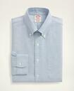 Brooks Brothers Men's Traditional Fit American-Made Oxford Cloth Button-Down Dress Shirt | Blue