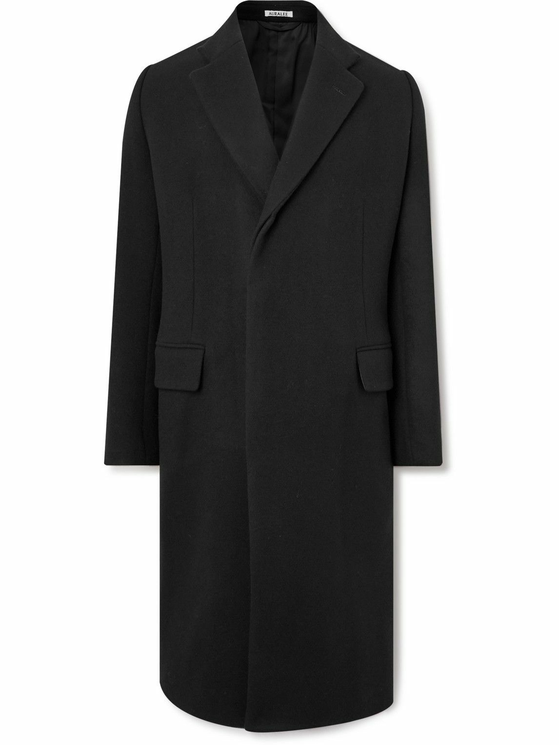 Auralee Double Cloth Wool Coat Blue Auralee