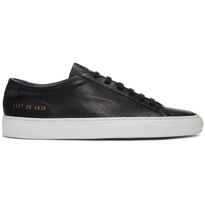 common projects navy sneakers