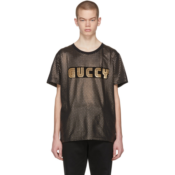 Gucci Black Sega Guccy T-Shirt Gucci