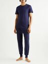 Polo Ralph Lauren - Tapered Logo-Detailed Cotton-Blend Jersey Pyjama Trousers - Blue