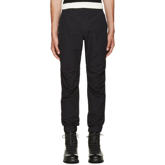 08Sircus Navy Cotton Trousers 08Sircus